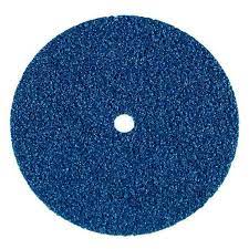 PIN HOLE CENTER BLUE ZIRCONIA DISC 1 1/2"(38mm) FINE grit 100 pieces