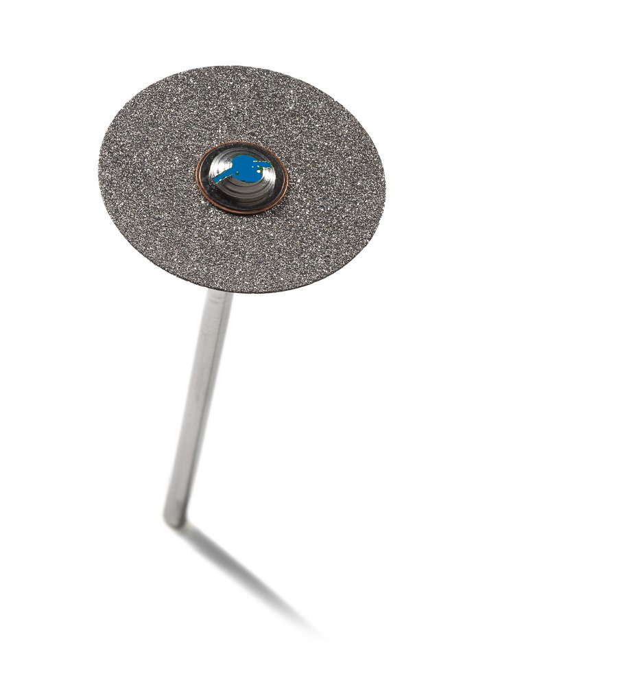 JSP® Sintered Diamond Disk 21mm grit 130, ,25mm thick with mandrel - Click Image to Close
