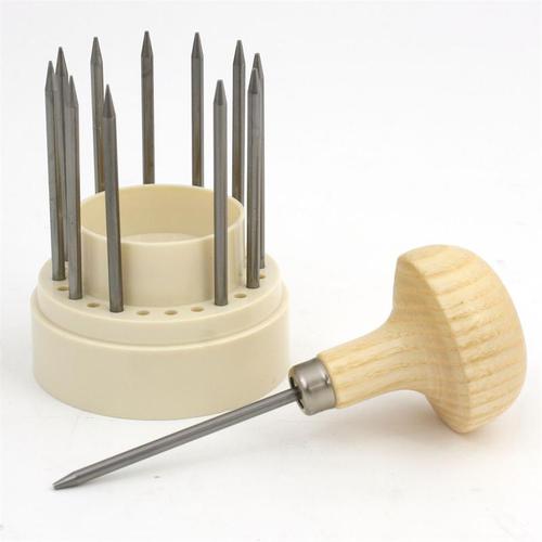 BEADING TOOL SET, 12 tools with handle