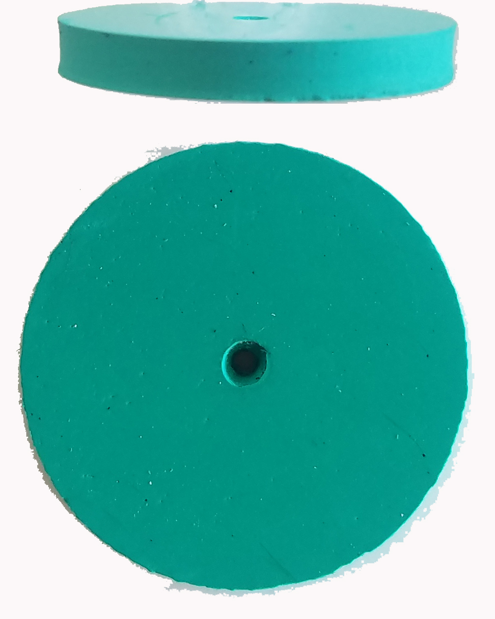 SUPER SILICON DISK green, FINE GRIT 21mm, EVE-GERMANY