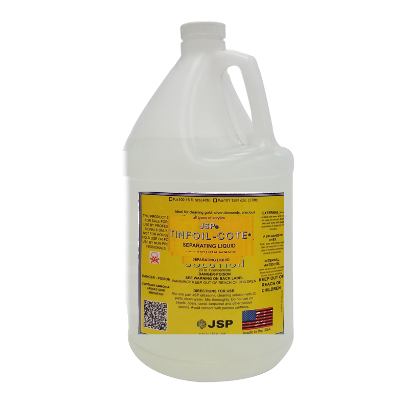 JSP® TINFOIL-COTE SEPARATING LIQUID 1 gallon CLEAR