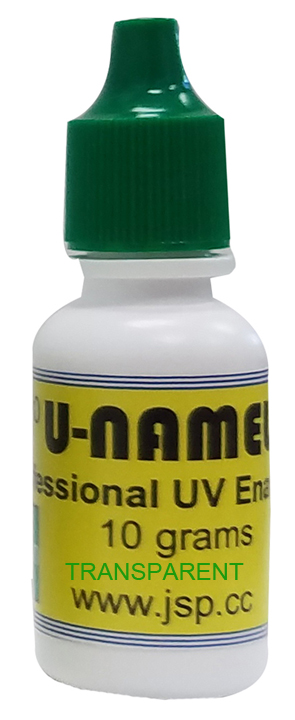 U-NAMEL® 15 grams, TRANSPARENT GREEN - Click Image to Close