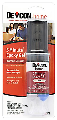 DEVCON 5 Minute® Epoxy Gel 0.84 fl. oz. syringe carded (25 ml)