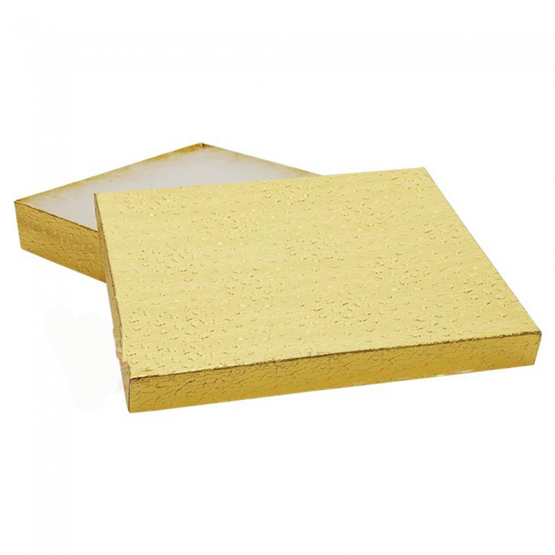 COTTON FILLED BOXES GOLD, 6"X5"X1" #65 - Click Image to Close