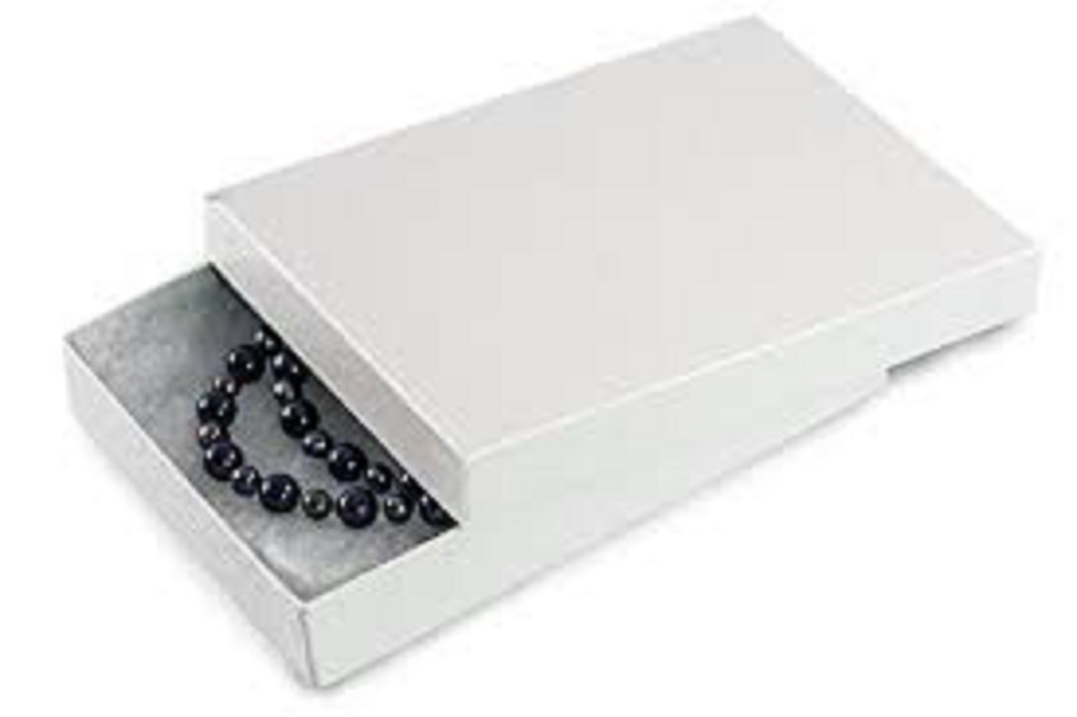 COTTON FILLED BOXES WHITE,3"X2"X1.06" #32