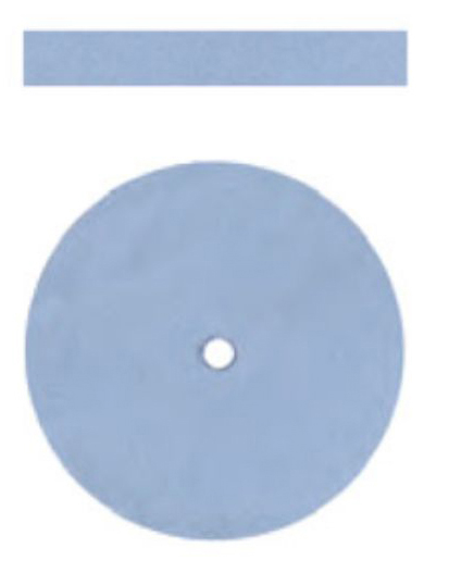 SILICON SOFTEE WHEEL, 22mm, Light blue, FINE, EVE-GERMANY