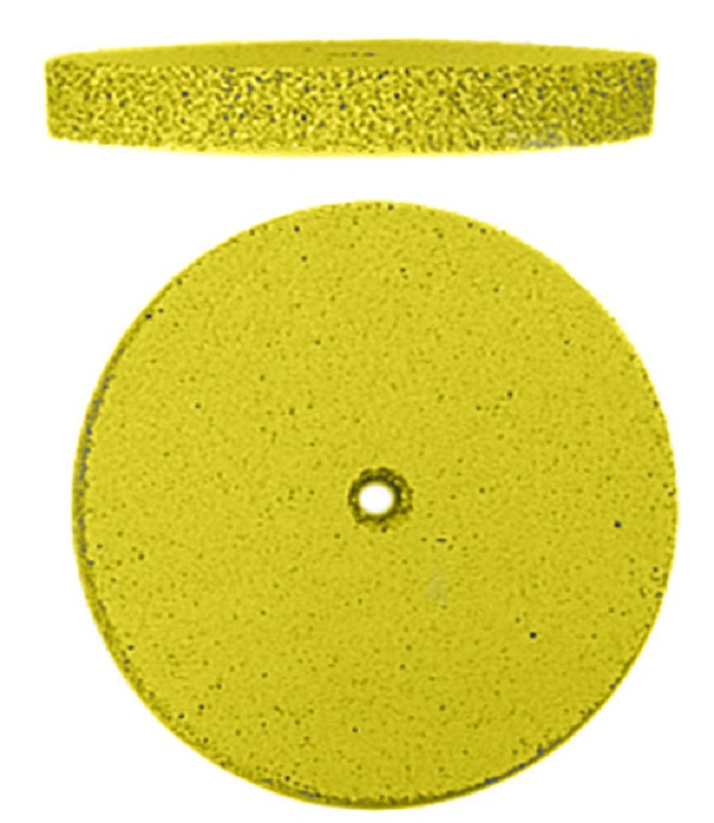 SUPER SILICON DISK, COARSE, yellow, 21mm EVE-GERMANY