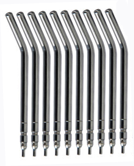 Metal tips for 3 way syringe, 10 pieces - Click Image to Close