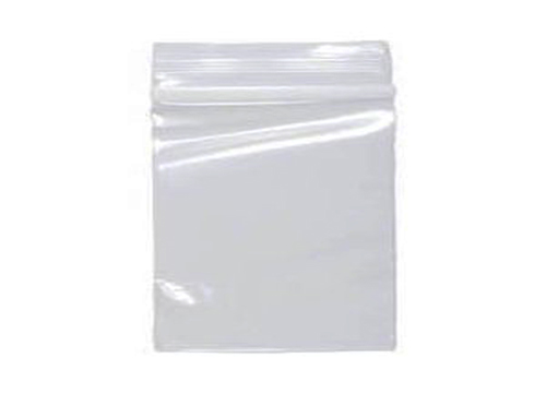 Plastic bag, self sealing 4X4