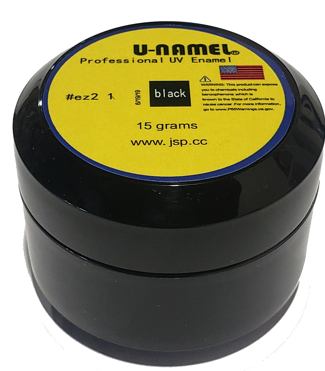 U-NAMEL® BLACK 15 GRAM JAR - Click Image to Close