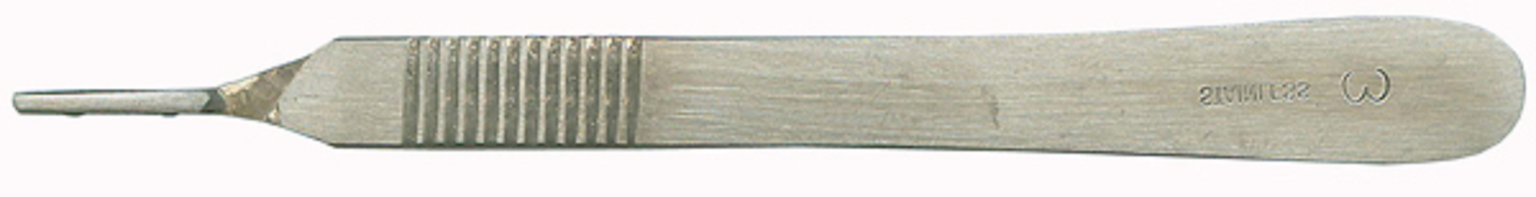 STAINLESS Scalpel Handle No 3 for blades 10 : 10a : 11 : 12 : 15 : 15a - Click Image to Close