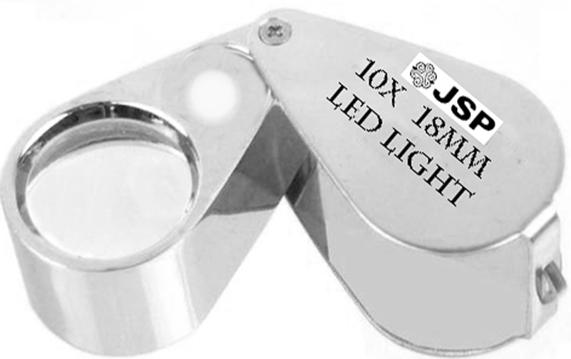 10X 21mm LIGHTED LED LOUPE - Click Image to Close