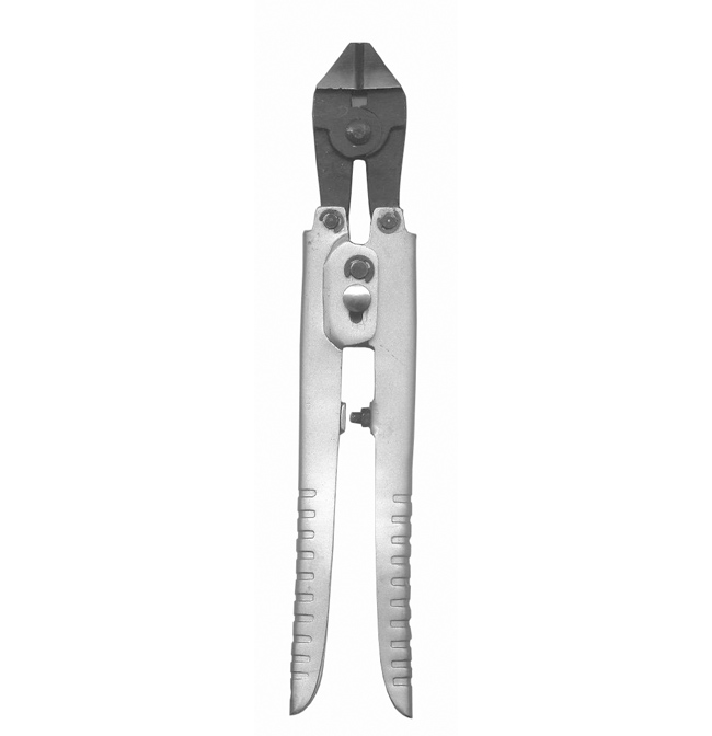 Swiss style heavy duty angled side cutter, pointed end