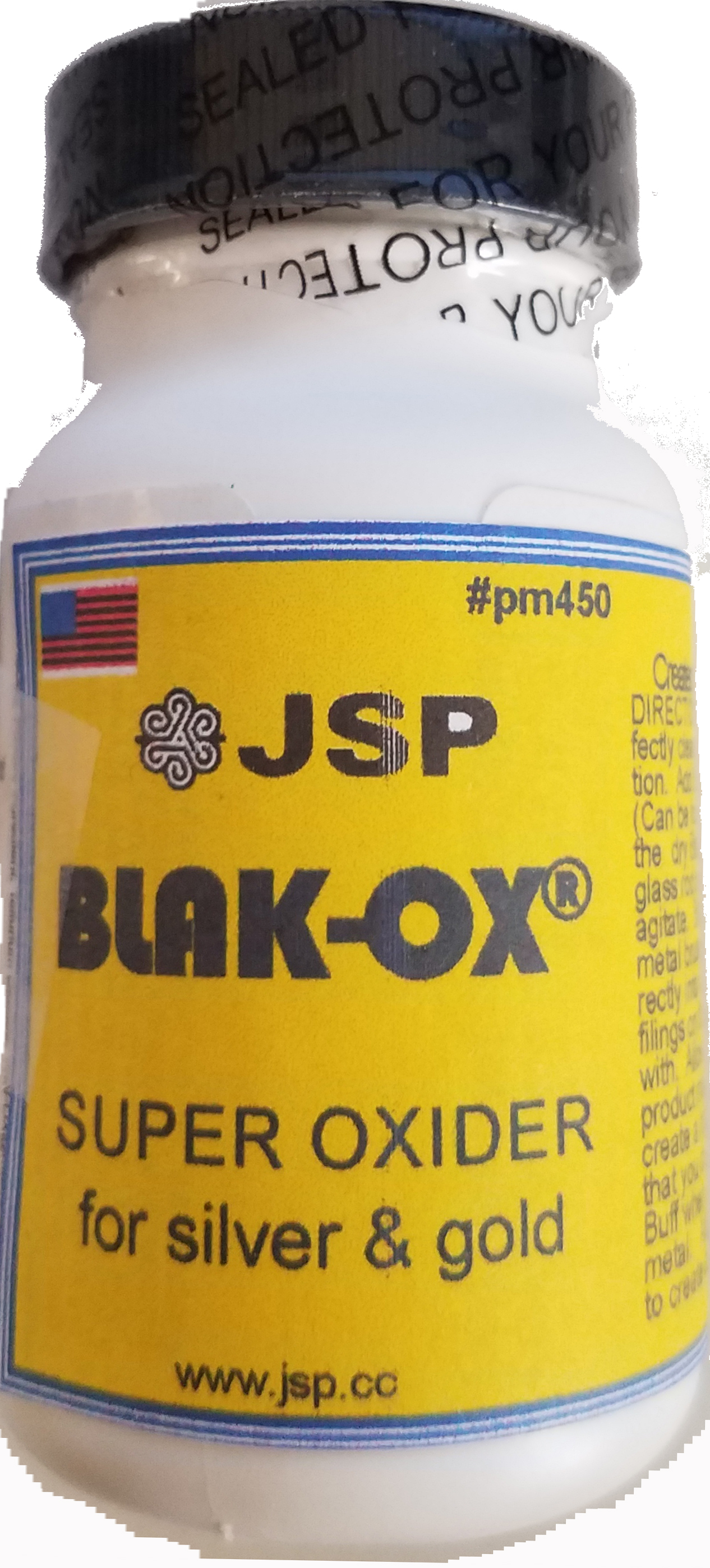 BLAK-OX® silver/gold oxidizer (safe to ship) 3 oz - Click Image to Close