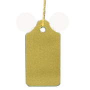 STRING TAGS GOLD 8MMX20MM packs OF 1000