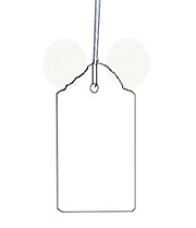 STRING TAGS WHITE Paper 10MMX24MM packs OF 1000