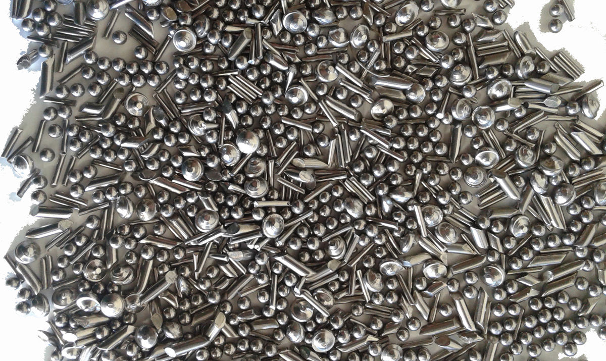 STAINLESS STEEL TUMBLING SHOT 1/8" MIX / 10LB - Click Image to Close