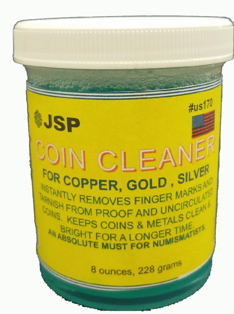 JSP® SUPER COIN CLEANER 8 ounces - Click Image to Close