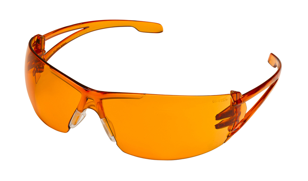AMBER SAFETY GOGGLES