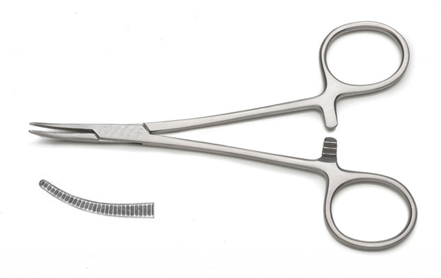 HEMOSTAT, CURVED 5 1/2" - Click Image to Close