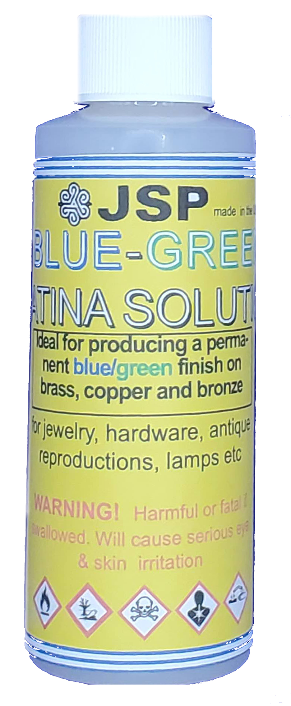 BLUE- GREEN PATINA 4 ounces