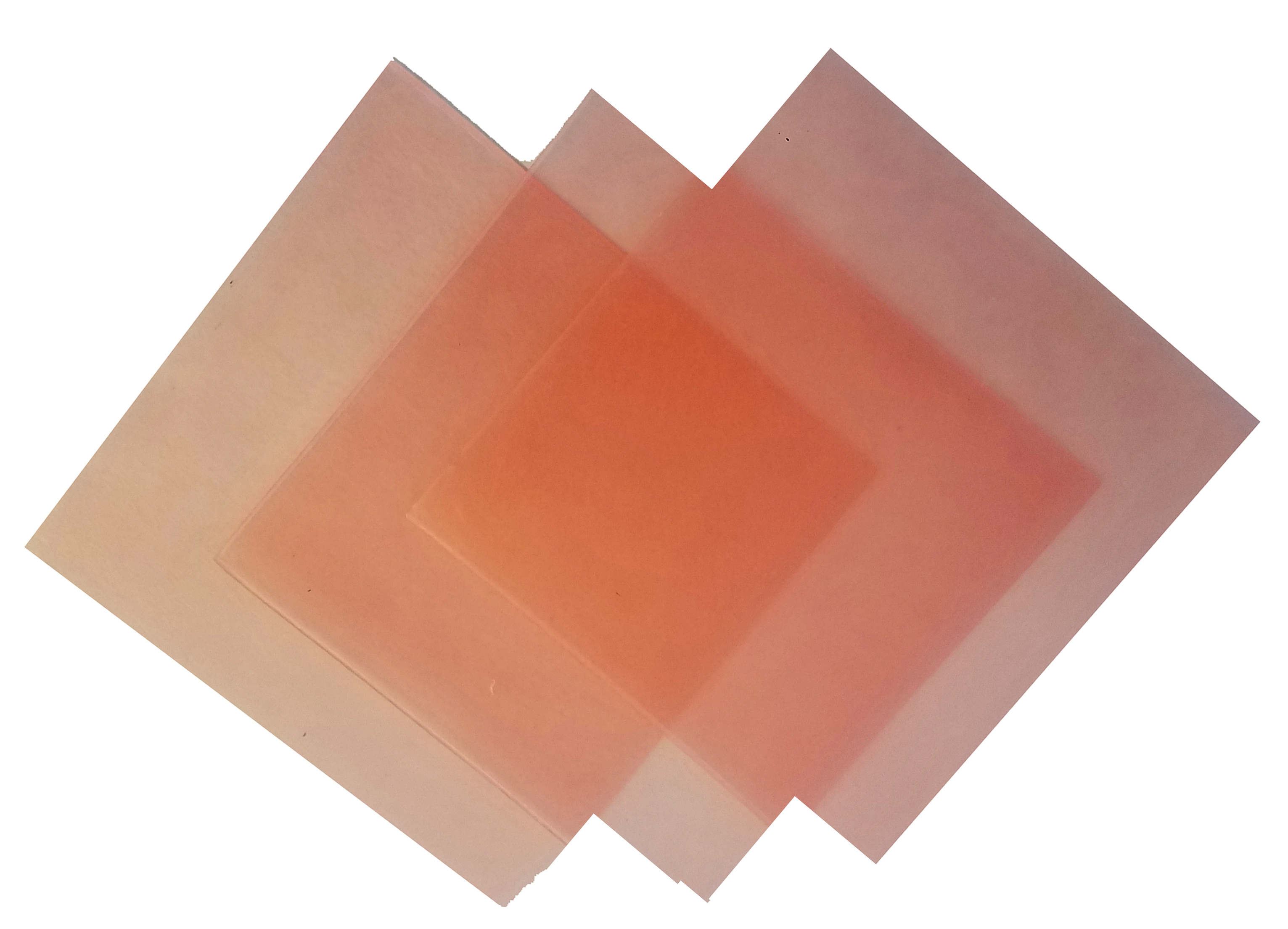 4"x4" sheet wax 16 gauge pink - Click Image to Close