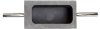2 handle graphite ingot mold 15kg i.d. 170x90x70mm