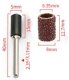 No-Lap Abrasive arbor bands + mandrel pack of 100. 6.3mm x12.7mm Medium #180
