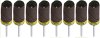 Abrasive Cartridge Roll with mandrel 8 assorted grits
