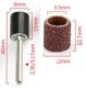 No-Lap Abrasive arbor bands + mandrel pack of 100. 9.5mm x12.7mm fine #320