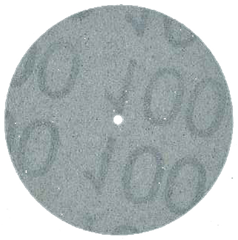 PIN HOLE CENTER ALUMINUM OXIDE 3M PLASTIC DISC 1 1/2"(38mm)FINE grit 100 pcs - Click Image to Close