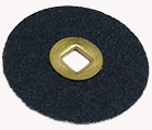 Water Prooft SILICON CARBIDE BRASS CENTER DISC7/8"(22mm) medium grit#120 100 pcs - Click Image to Close