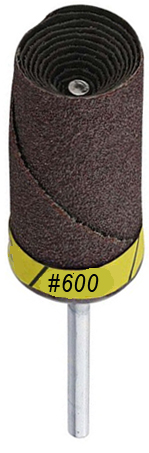 Abrasive Cartridge Roll with mandrel grit 600 pack of 10 - Click Image to Close