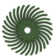 1" RADIAL POLISHING DISCS, GREEN 1000 grit - Click Image to Close