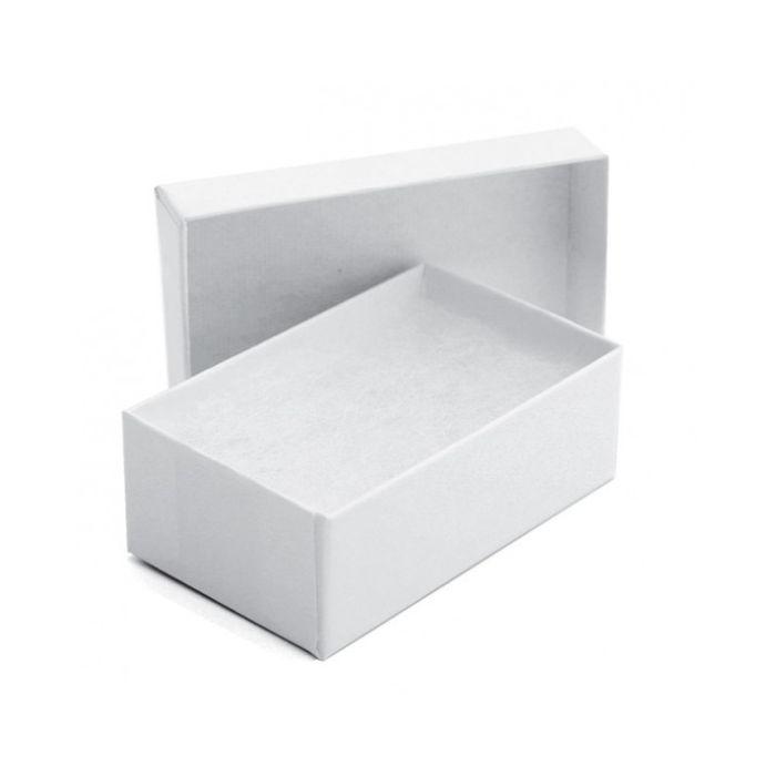 COTTON FILLED BOXES WHITE,2"X1"X0.9" #21 - Click Image to Close