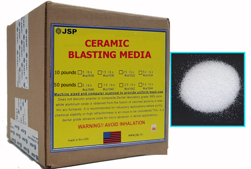 CERAMIC BLASTING MEDIA .125-.212mm 10lbs - Click Image to Close