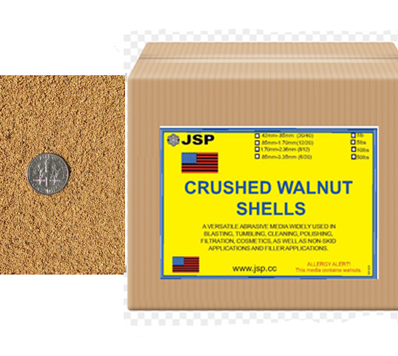 Crushed walnut shell .42-.85mm20/40 47 lb - Click Image to Close