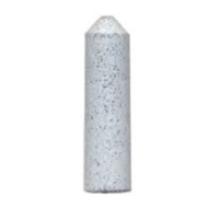SILICON SOFTEE BULLET, COARSE, WHITE, 6x24 mm, EVE-GERMANY - Click Image to Close