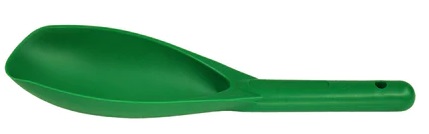 Heavy Duty Plastic Prospector's Sand Scoop, Green - Click Image to Close
