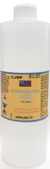 HYDROCHLORIC ACID 31% 32 ounces - Click Image to Close