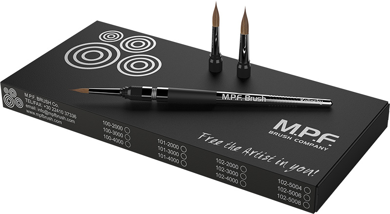 MPF Spring 3-in-1 Brush Kit, Silver - Click Image to Close