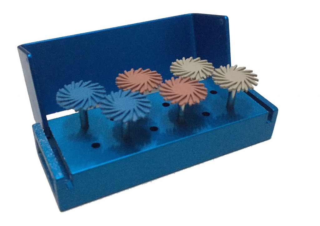 ATTRITOR - Silicon Composite/Ceramic Polisher Brush Assorted Kit # CP6001 Includes: Blue COARSE - Pink MEDIUM - White FINE - Click Image to Close