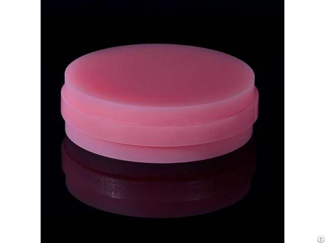 PMMA 98.5mm/20mm/PINK Pink Blank (Puck -Disc) for Regular/Wieland/Open... - Click Image to Close