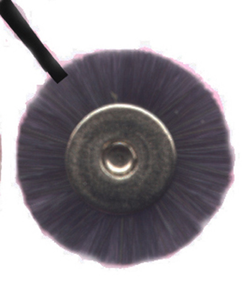 MINIATURE BRUSHES, MOUNTED on a 3/32" (2.3mm) mandrel , sold in packs of 12 - Click Image to Close