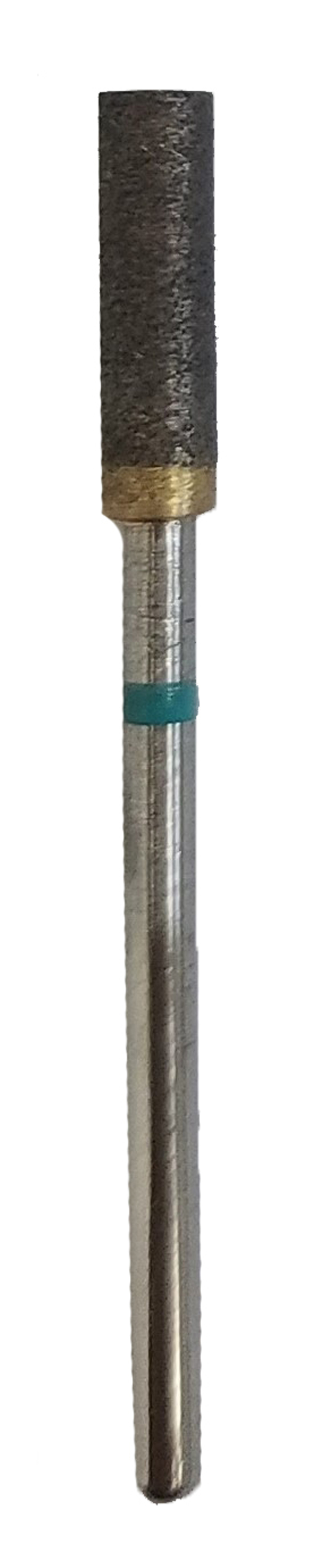 DIAMOND BUR, SINTERED, Coarse 120 grit 2.34mm mandrel(hp),Small CYLINDER, 5.4mm W X 13mm H - Click Image to Close