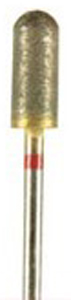 DIAMOND BUR, SINTERED, X-fine 600 grit 2.34mm mandrel(hp) Domed Cylinder 14x5mm - Click Image to Close
