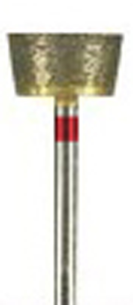 DIAMOND BUR, SINTERED, X-fine 600 grit 2.34mm mandrel(hp)Inverted cone, flat top 5.5x6mm - Click Image to Close