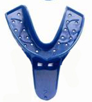BLUE IMPRESSION TRAY, lower, small - Click Image to Close