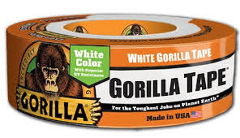 GORILLA TAPE TRIPLE THICK WHITE 1.8"W 30 yds - Click Image to Close