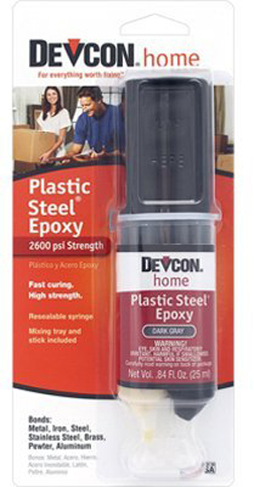 DEVON PLASTIC STEEL 25ml SYRINGE - Click Image to Close